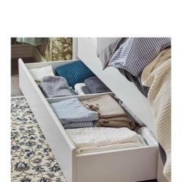 Ikea Songesand bed with storage drawers image 3