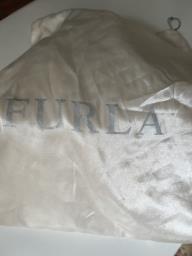 Furla soft yellow leather handbag image 9